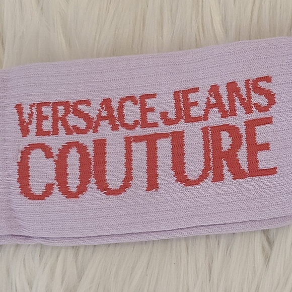 Versace Jeans Couture LiLac Socks NWT - Picture 3 of 5